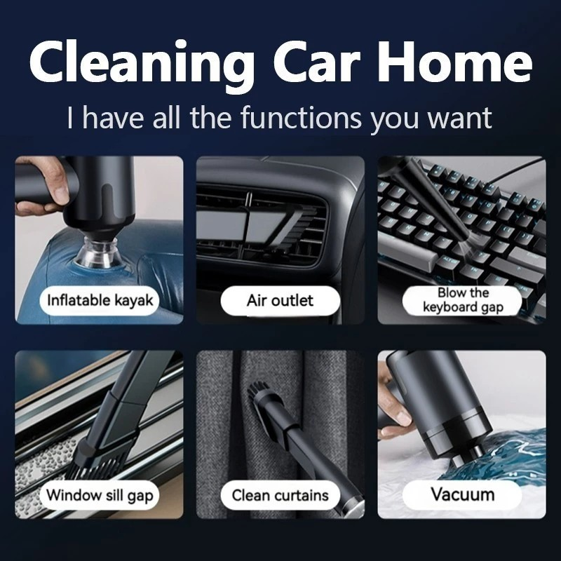Portable Car and Home Vacuum Cleaner & Blower - MexaCart